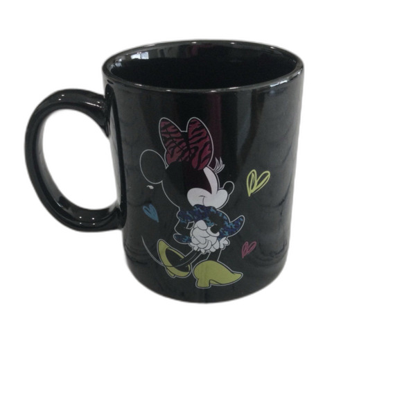 Disney Minnie Mouse Black Graphic Ceramic Mug. Microwave / Dishwasher Safe. - Picture 3 of 8